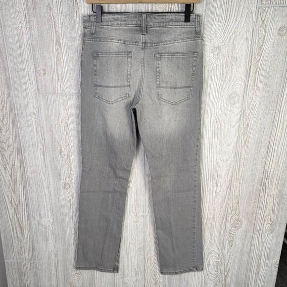 Cat & Jack Boys Size 16 Grey Wash Straight Leg Jeans - Picture 2 of 6